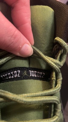 jordan 11s olive green